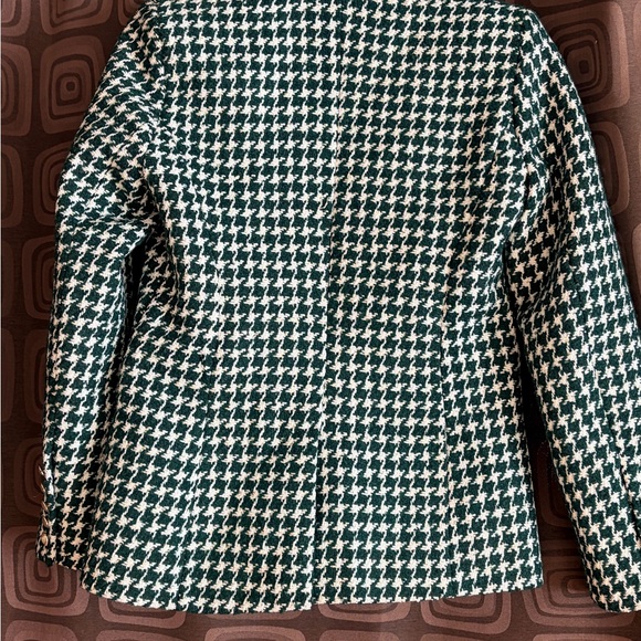 House of Harlow 1960 Houndstooth Blazer with Gold Buttons - Picture 4 of 5